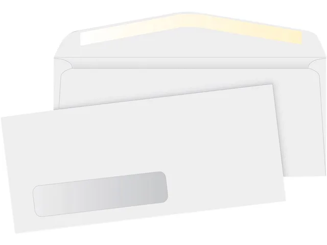 Business Source Business Source 42251 No. 10 Window Envelopes 24 lb 500/Box — φωτογραφία προϊόντος