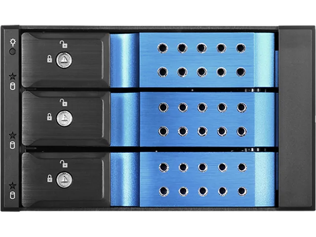 iStarUSA Inc. iStarUSA Inc. BPN-DE230HD-BLUE 3 x 3.5" 2 x 5.25" 12Gb/s server accessory — product photo
