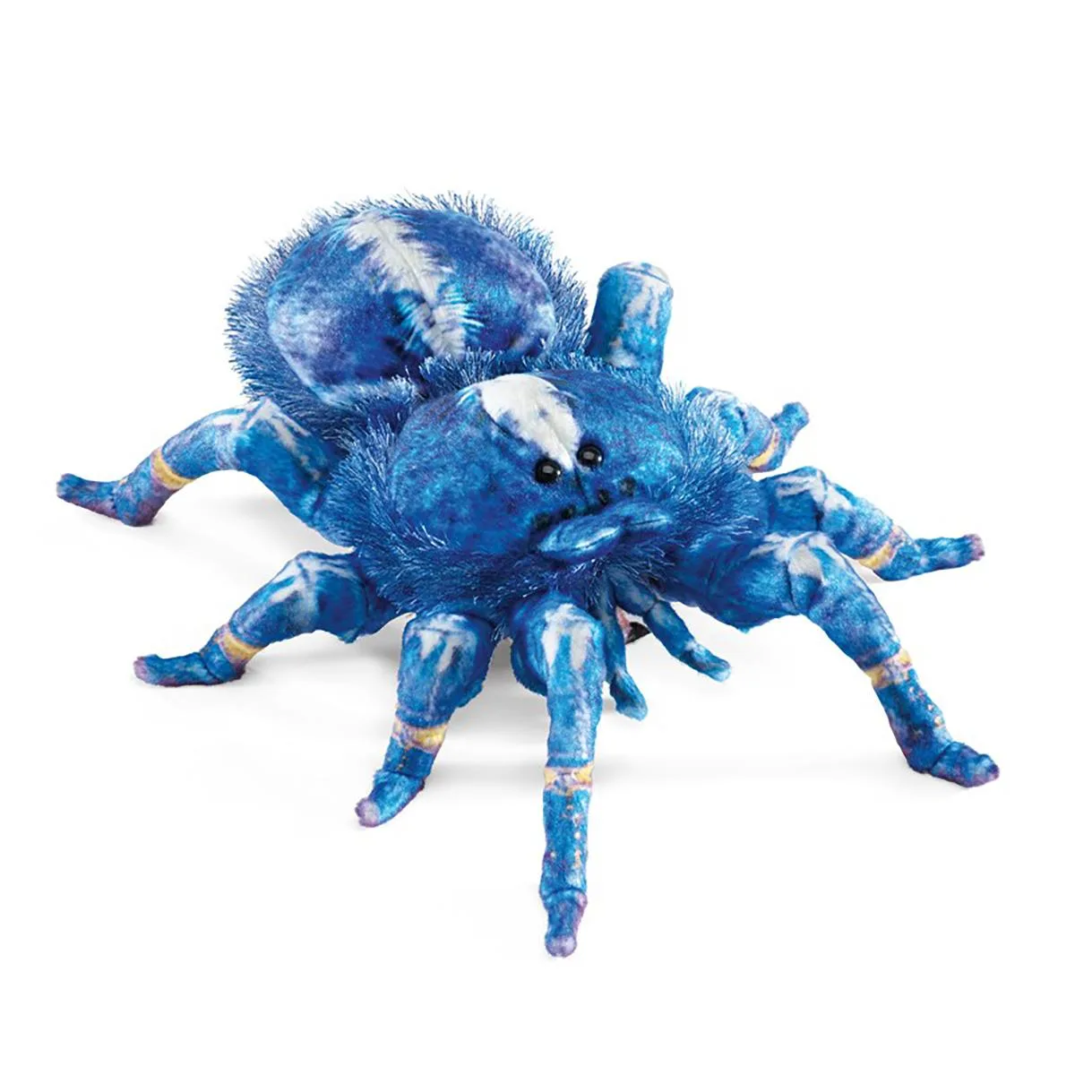 Folkmanis Puppets Folkmanis Puppets Blue Tarantula Hand Puppet 16" Long 14" Wide — product photo