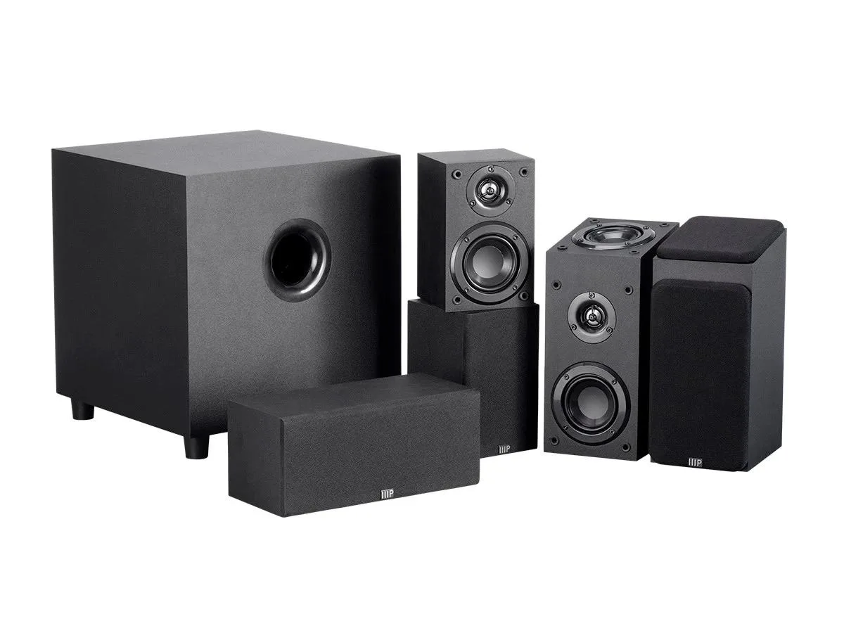 Monoprice Inc. Monoprice 133831 5.1.2-Ch Home Theater System 200W Subwoofer — product photo