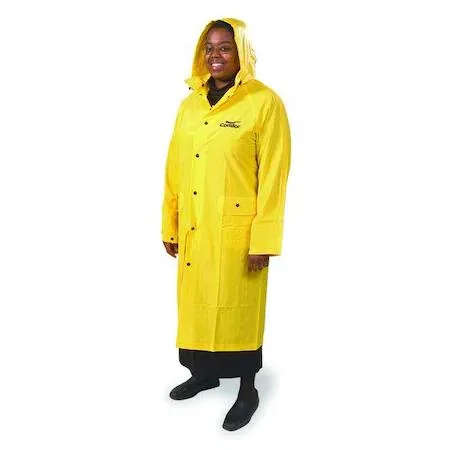 Condor Condor 1FBB4 Raincoat with Detachable Hood Yellow 4XL 50 in 59 in chest — product photo