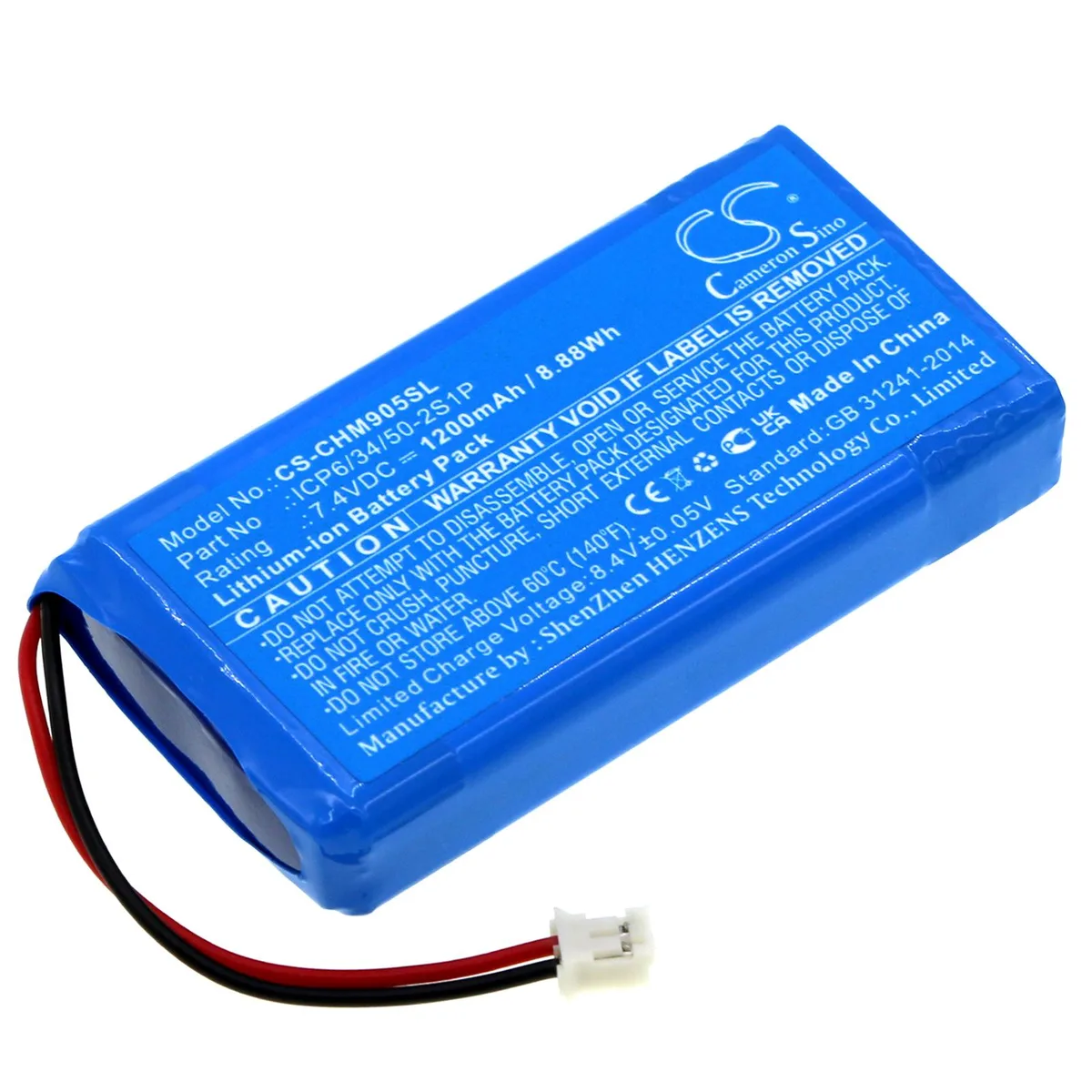 Cameron &amp; Co Cameron &amp; Co Battery for Chord MOJO 1200mAh 7.4V Blue — product photo