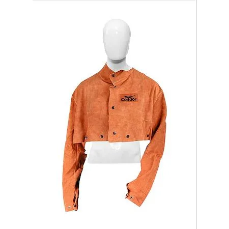 Condor Condor 5T176 Welding Cape Sleeve Leather 13 in Brown Straight Cuff — product photo