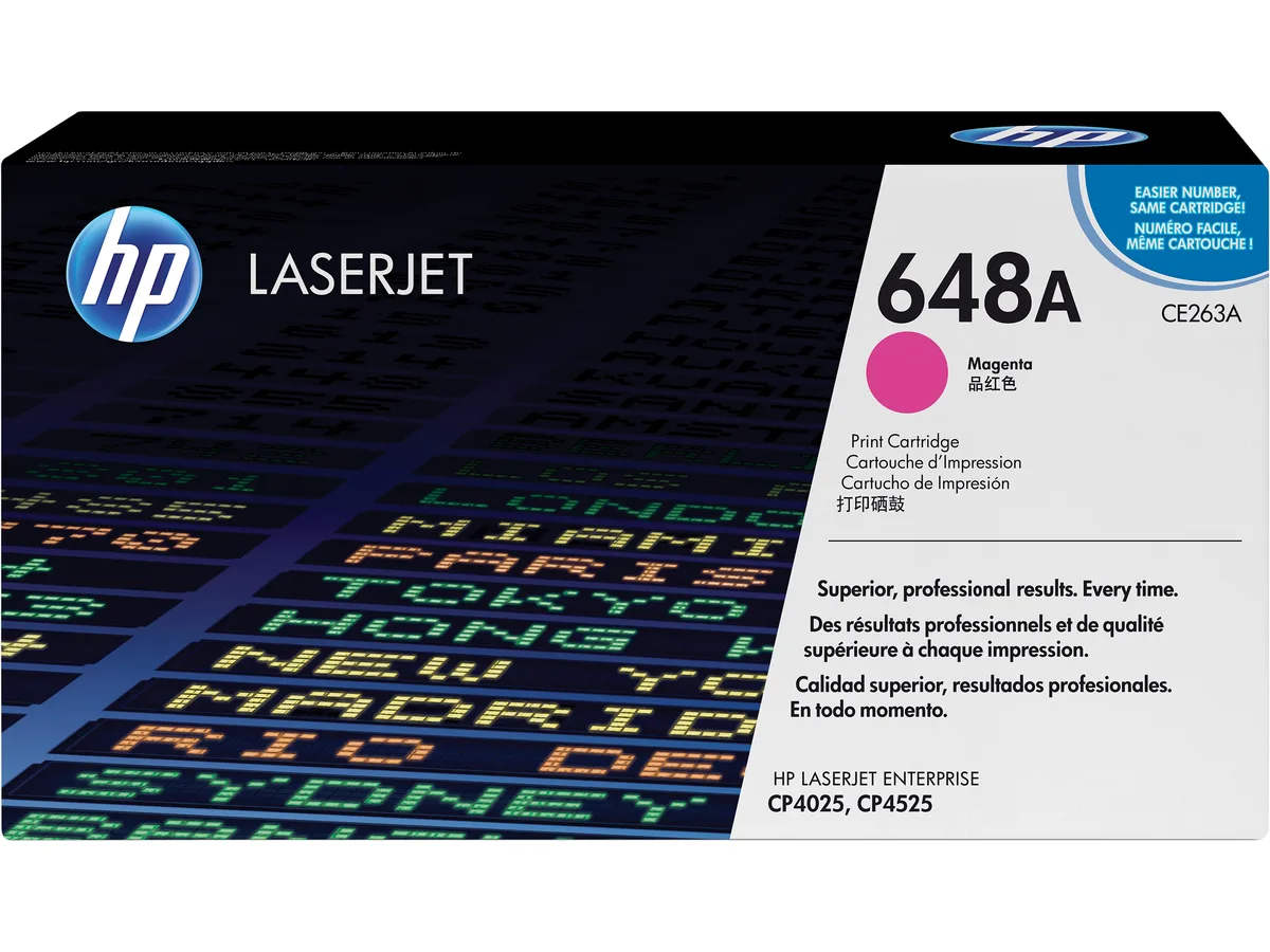 HP HP CE263A (648A) Magenta Toner Cartridge 11000 Pages — product photo