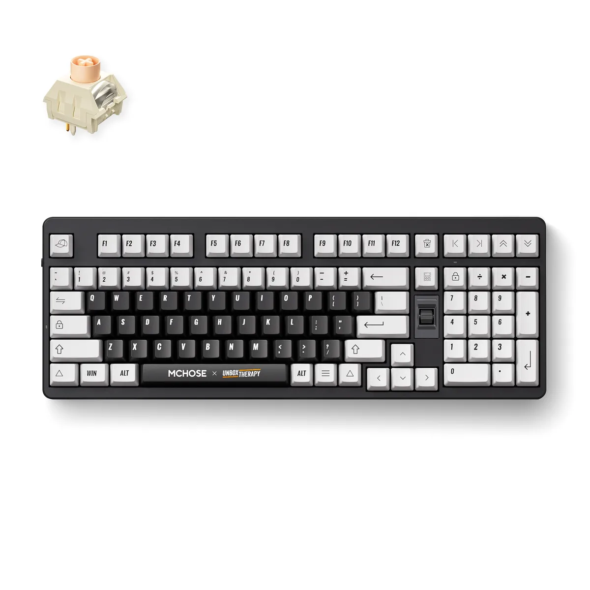 MCHOSE MCHOSE HW-UT98-1 98% Tri-Mode Gasket Mount Mechanical Keyboard — product photo
