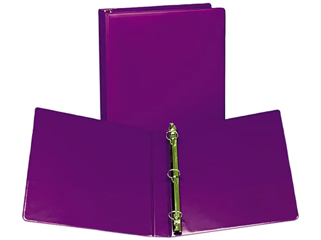 Samsill Samsill U86308 Presentation View Binder, 1" Purple, 2/Pack — product photo