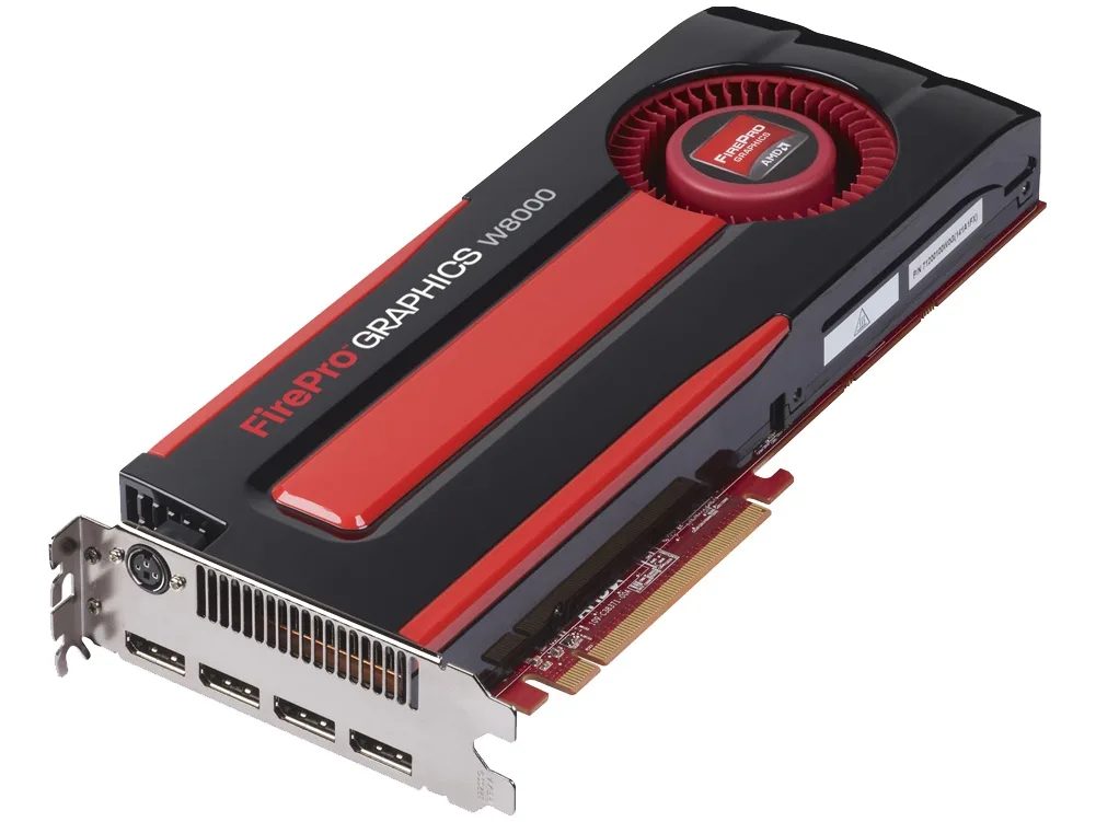 ATI ATI FirePro W8000 4GB GDDR5 256-bit workstation graphics card — product photo