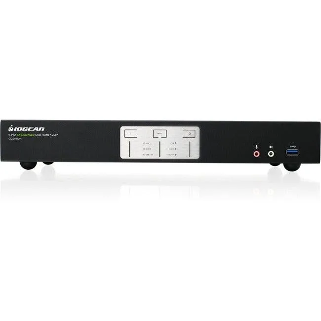 IOGEAR IOGEAR GCS1942H 2-Port 4K Dual View KVMP Switch — product photo