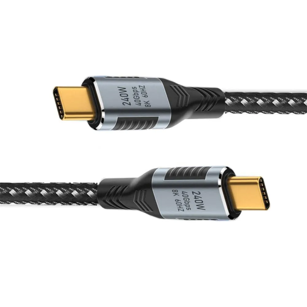 Fervit Fervit USB4 cable 40Gbps 240W 8K@30Hz 5K@60Hz 50cm — product photo