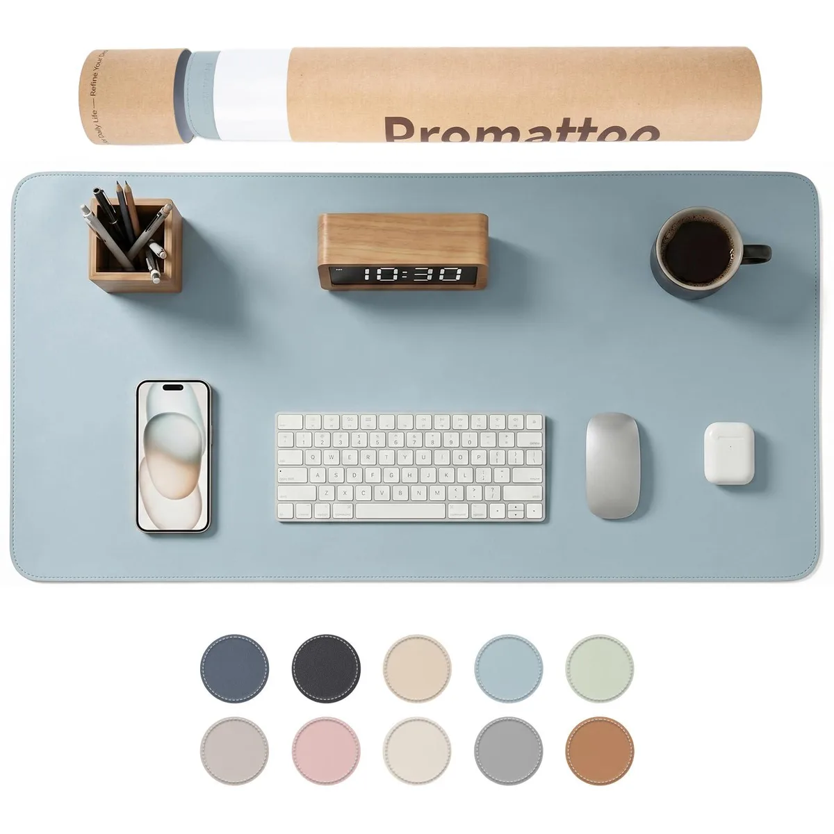  Keychron Desk Mat Morning Fog Blue 31.5" x 15.7 — product photo