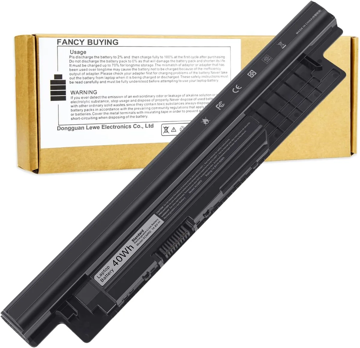 TAURKENAM TAURKENAM 40Wh 14.8V 4-cell laptop battery XCMRD — product photo