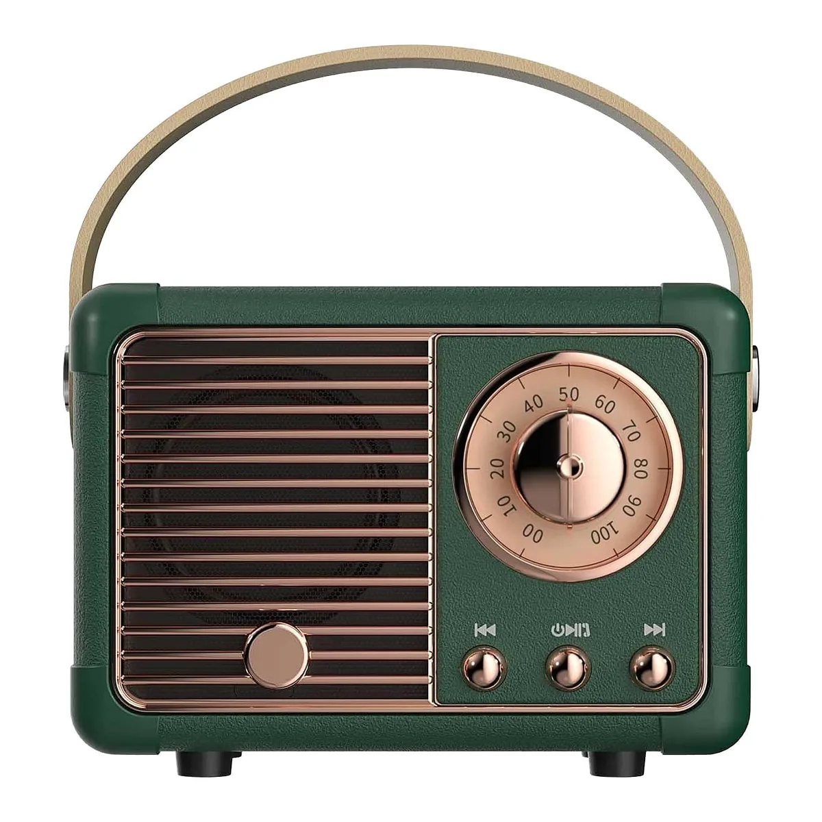  LUKADER HM11 Portable Speaker Green 3.9x2.7x2.2 in 0.44 lb Bluetooth 5.0 — product photo