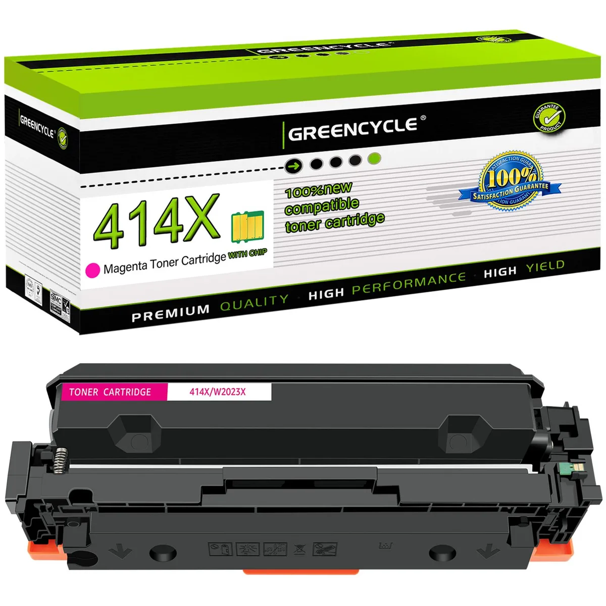 GREENCYCLE GREENCYCLE 414X W2023X Magenta Toner Cartridge 6000 pages — product photo