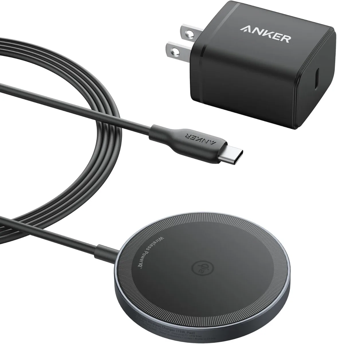 FLEANE FLEANE MagGo Qi2 15W MagSafe Wireless Charger Pad with 25W USB-C Adapter — product photo