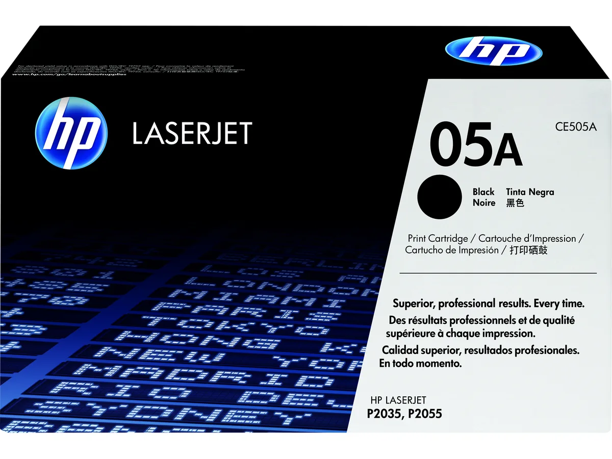 HP HP CE505A 05A Black Toner Cartridge 2300 Pages — product photo