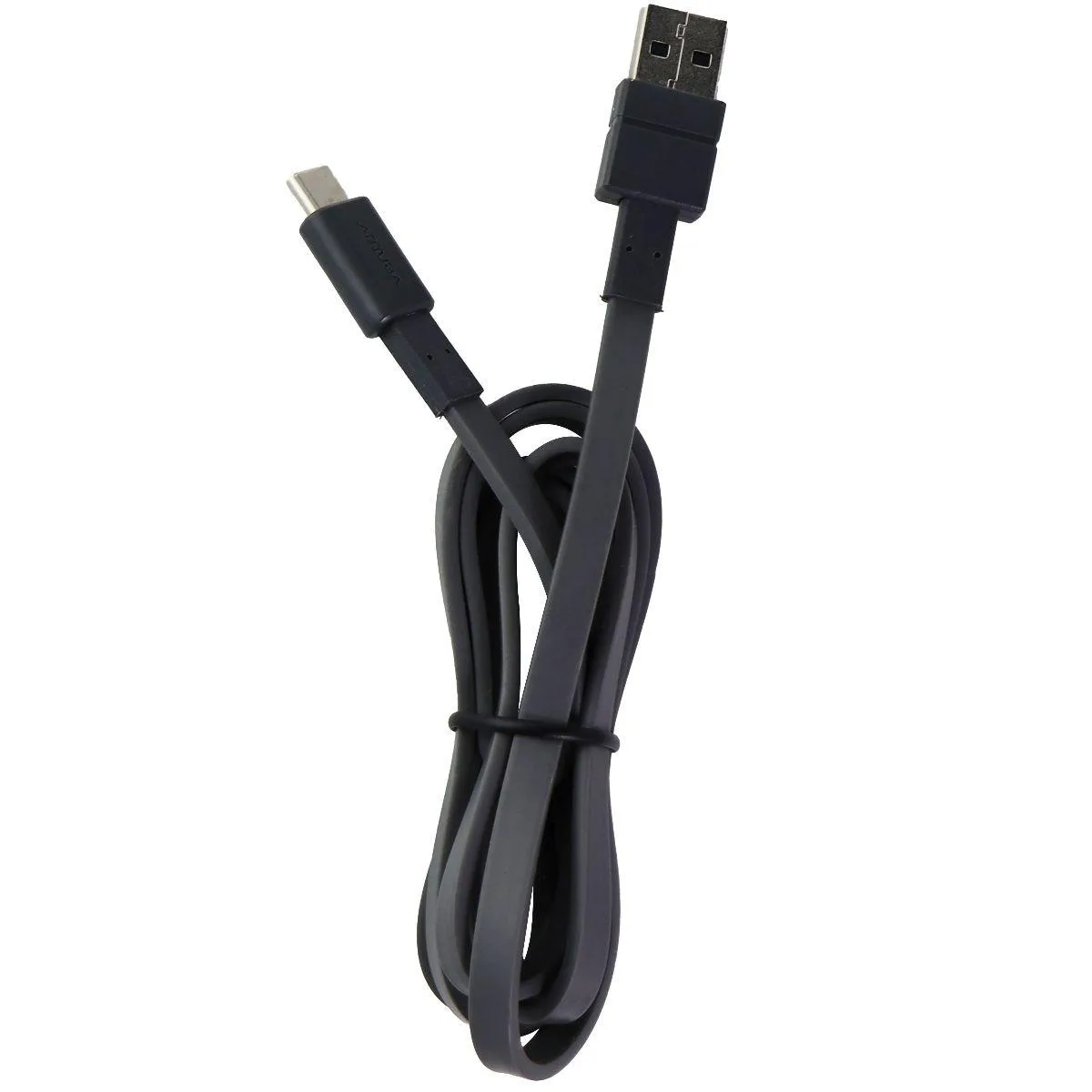Ventev Ventev ChargeSync USB-C to USB Flat Cable 3.3 ft Gray — product photo