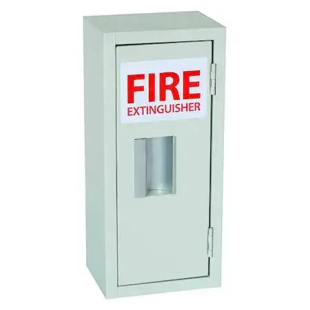 Zoro Select Zoro Select 35GX42 Fire Extinguisher Cabinet Surface Mount 17 15/16 in Cream Steel — product photo