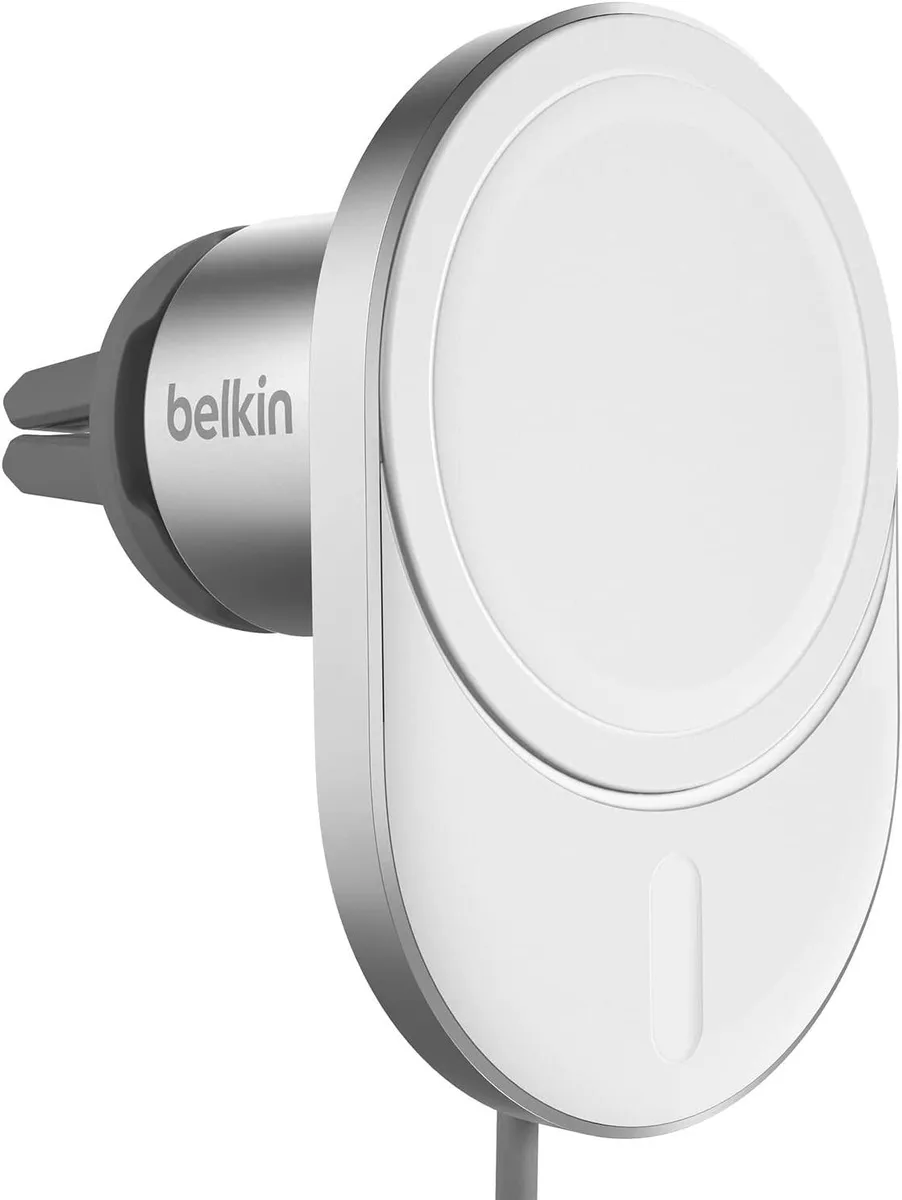 Belkin Belkin WIC008BTGR MagSafe 15W car vent phone mount — product photo