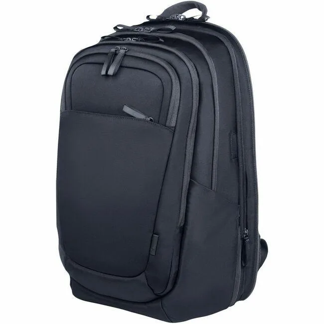 Graphite blue 17 inch laptop backpack with polyester finish