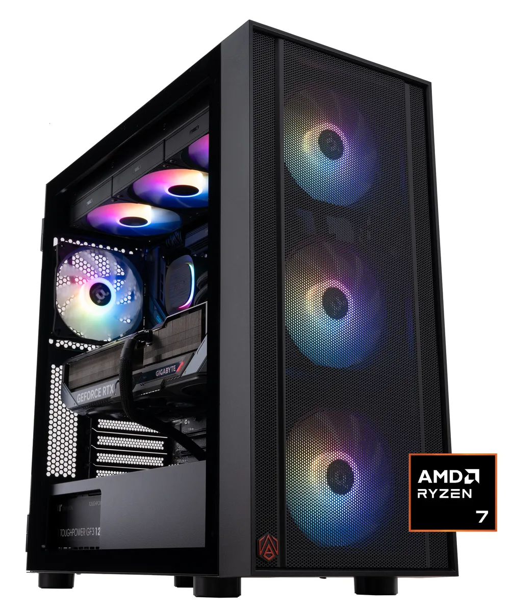 ABS ABS ER9800X3D50901 Ryzen 7 9800X3D RTX 5090 32GB 2TB gaming PC — product photo