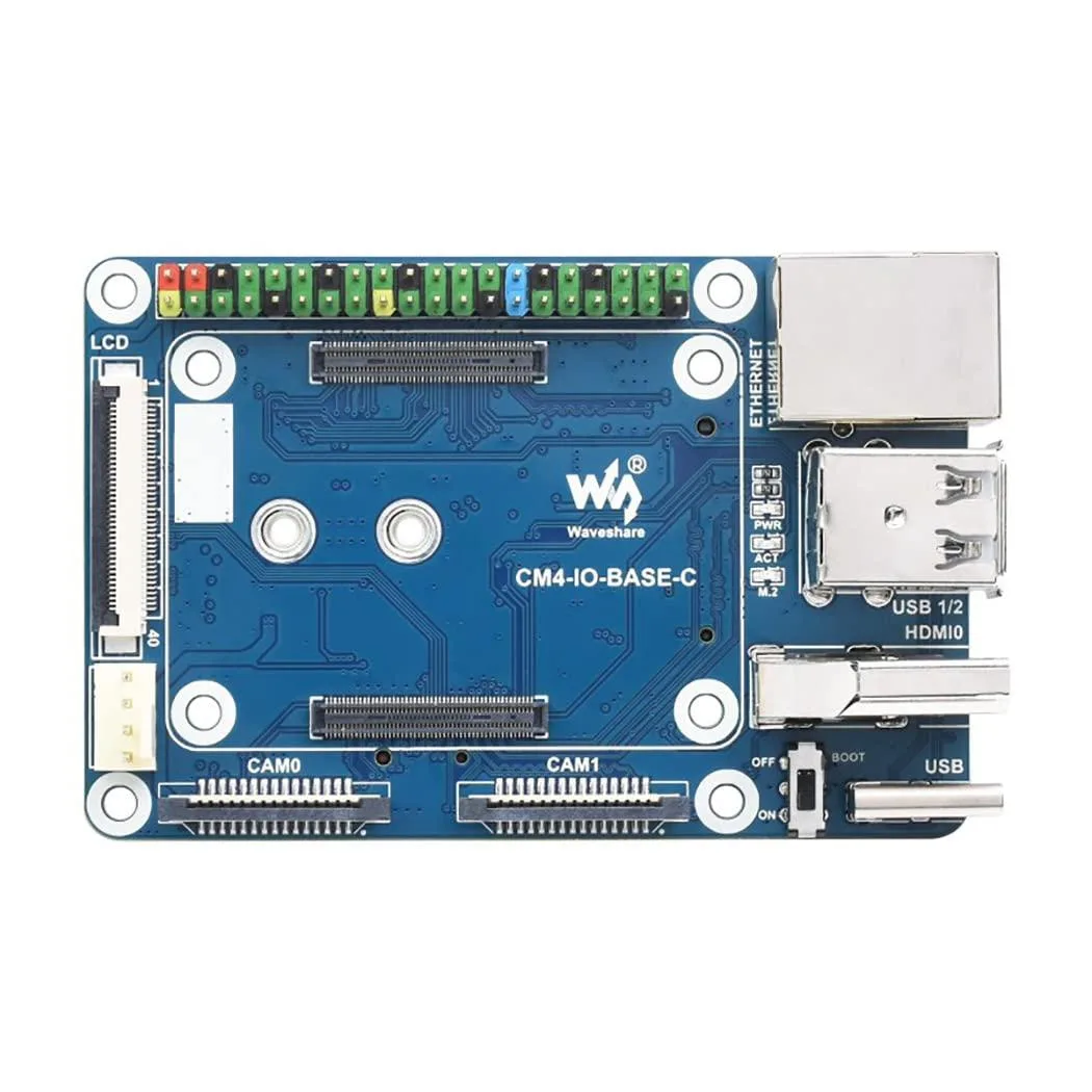 LORDWORLD LORDWORLD Mini Base Board (C) CM4 40PIN LCD Gigabit Ethernet RJ45 — product photo