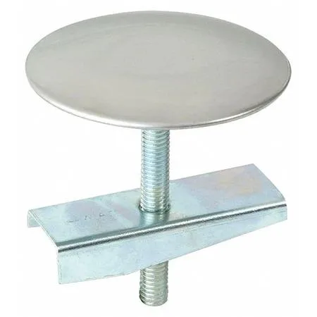 Zoro Select 30131 stainless steel faucet hole cover chrome finish 1 3/4 inch diameter
