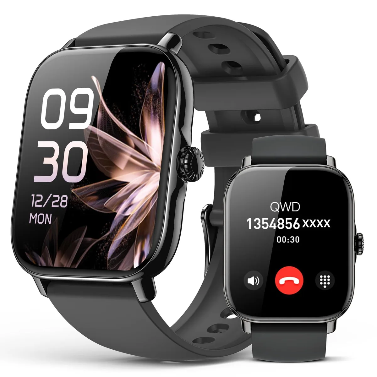  paybay P72 Smart Watch 1.91 inch Metallic Black 250+ Watch Faces — product photo