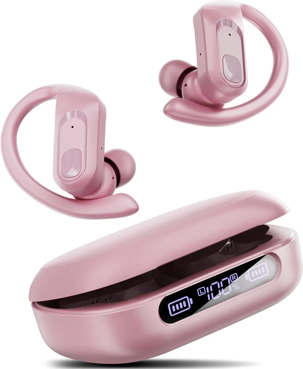 YINGHUA YINGHUA ANC Wireless Earbuds 96Hrs Playback Pink — product photo