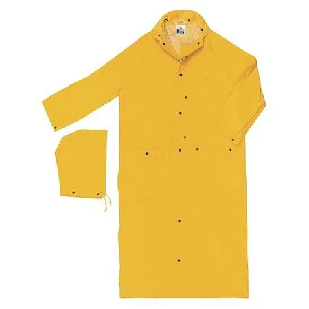 MCR Safety MCR Safety 360CX7 Raincoat with Detachable Hood Yellow 7XL personal protective equipment — product photo
