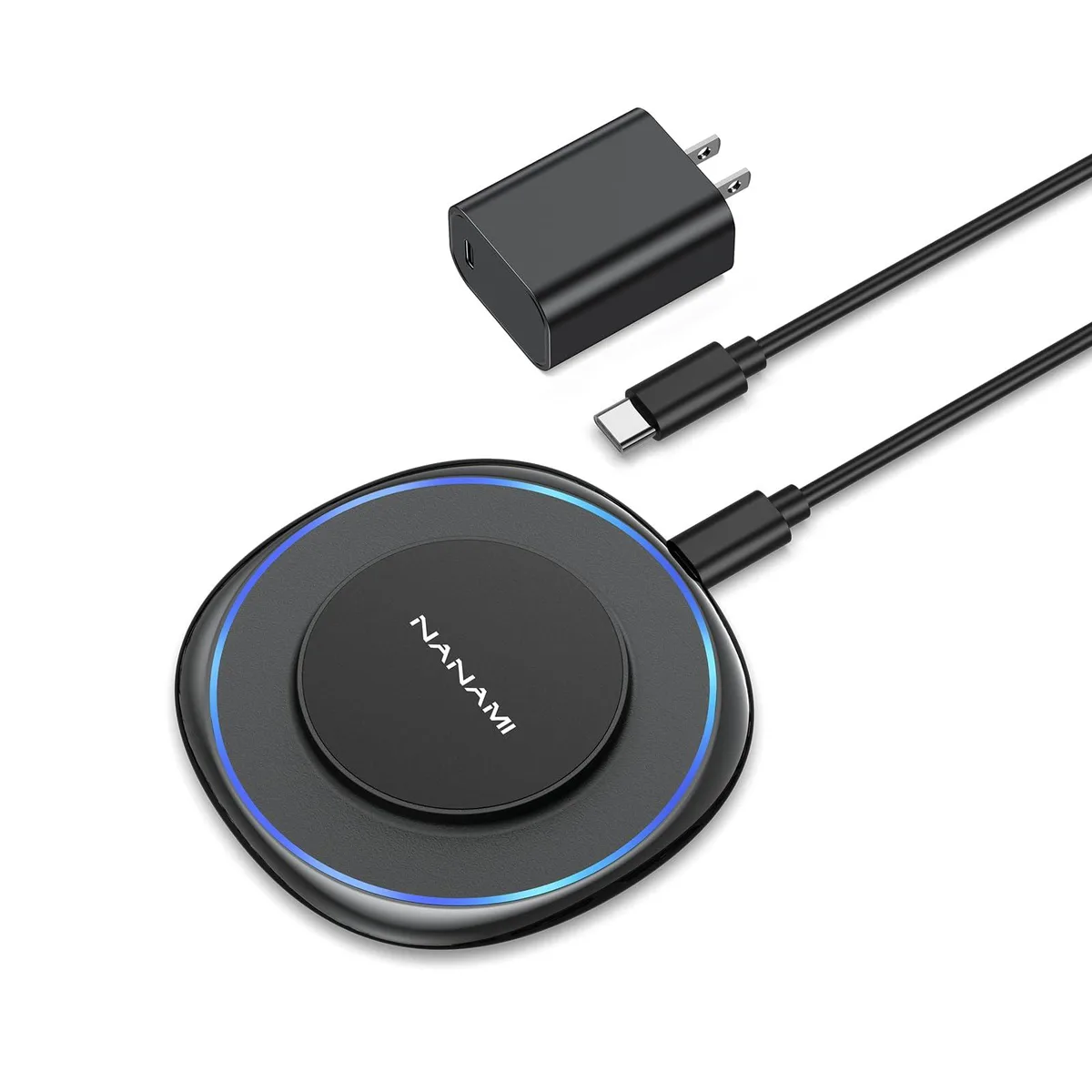  NANAMI ACU6CX Magnetic Wireless Charger 15W with 20W USB-C PD Adapter — product photo