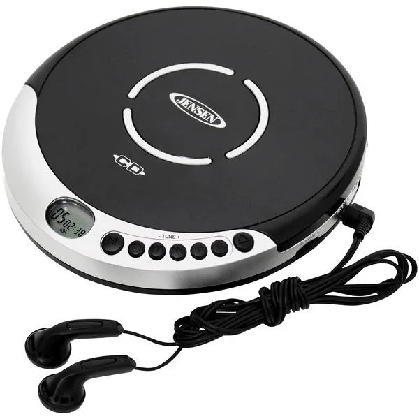 JENSEN JENSEN CD-60R Portable CD Player FM Radio Black — product photo