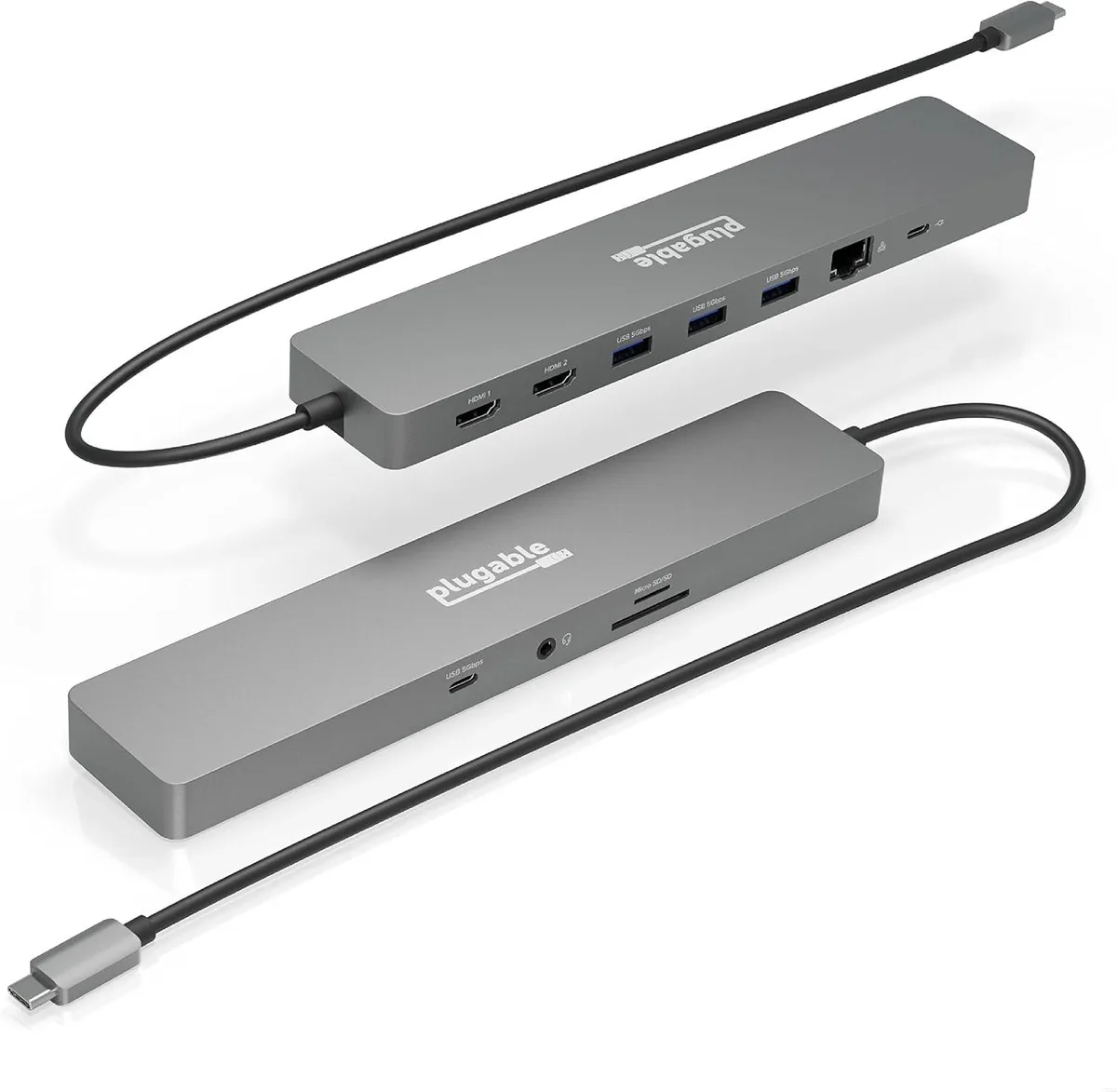 MCHOSE MCHOSE 11-in-1 USB-C Hub Dual 4K 60Hz HDMI 100W Pass-Through — product photo