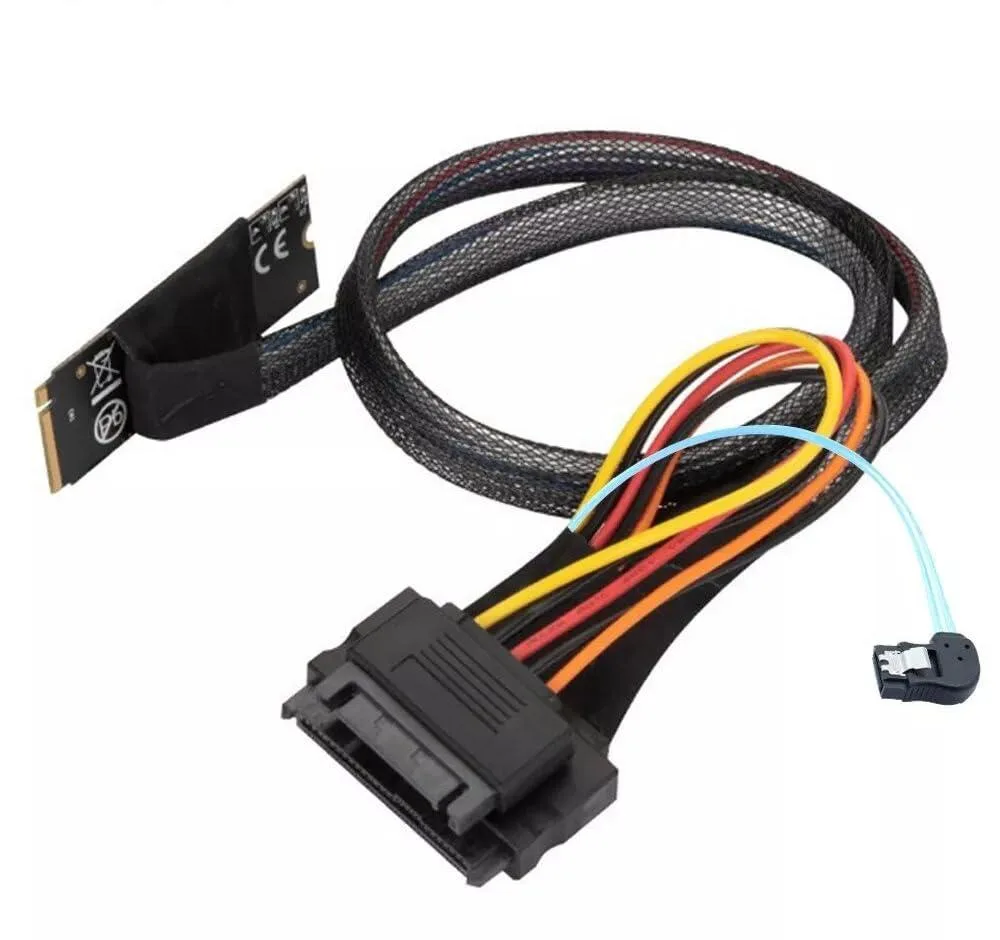 Vszerda Vszerda M.2 SFF-8643 to U.2 SFF-8639 Adapter with SATA Cable 100CM — product photo