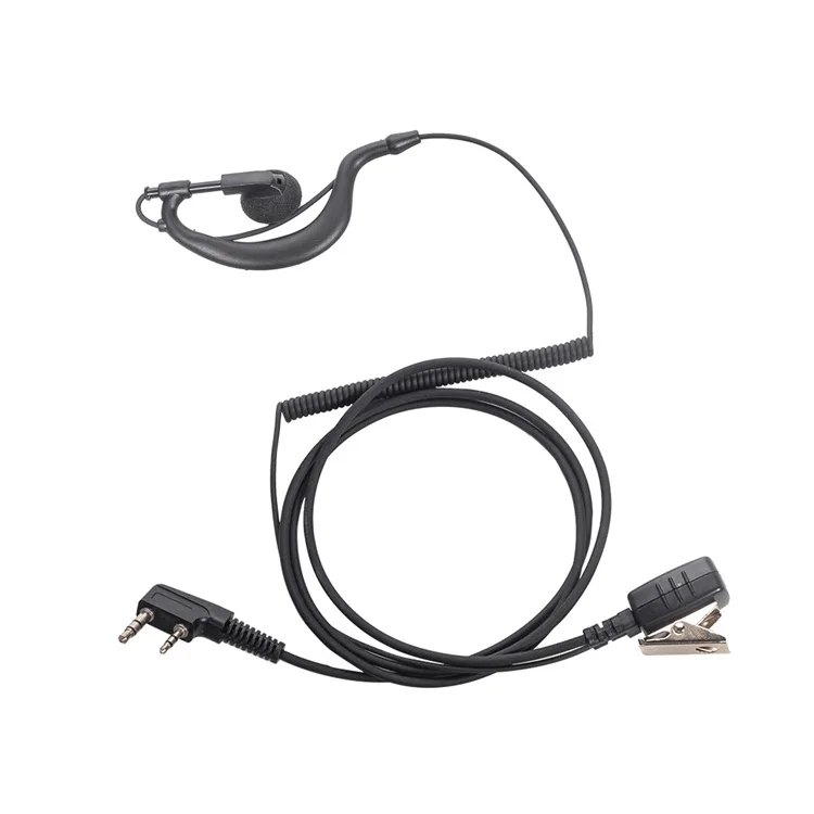 XQF XQF G-Shape Radio Headset with Mic PTT for Kenwood TK-2107 TK-3107 — product photo