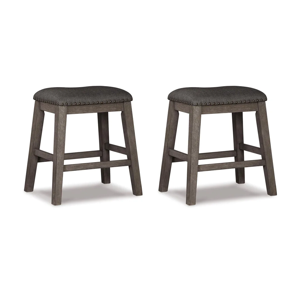  Baldwin D388-024 Counter Height Barstool Set of 2 Black 15x19x24 in — product photo