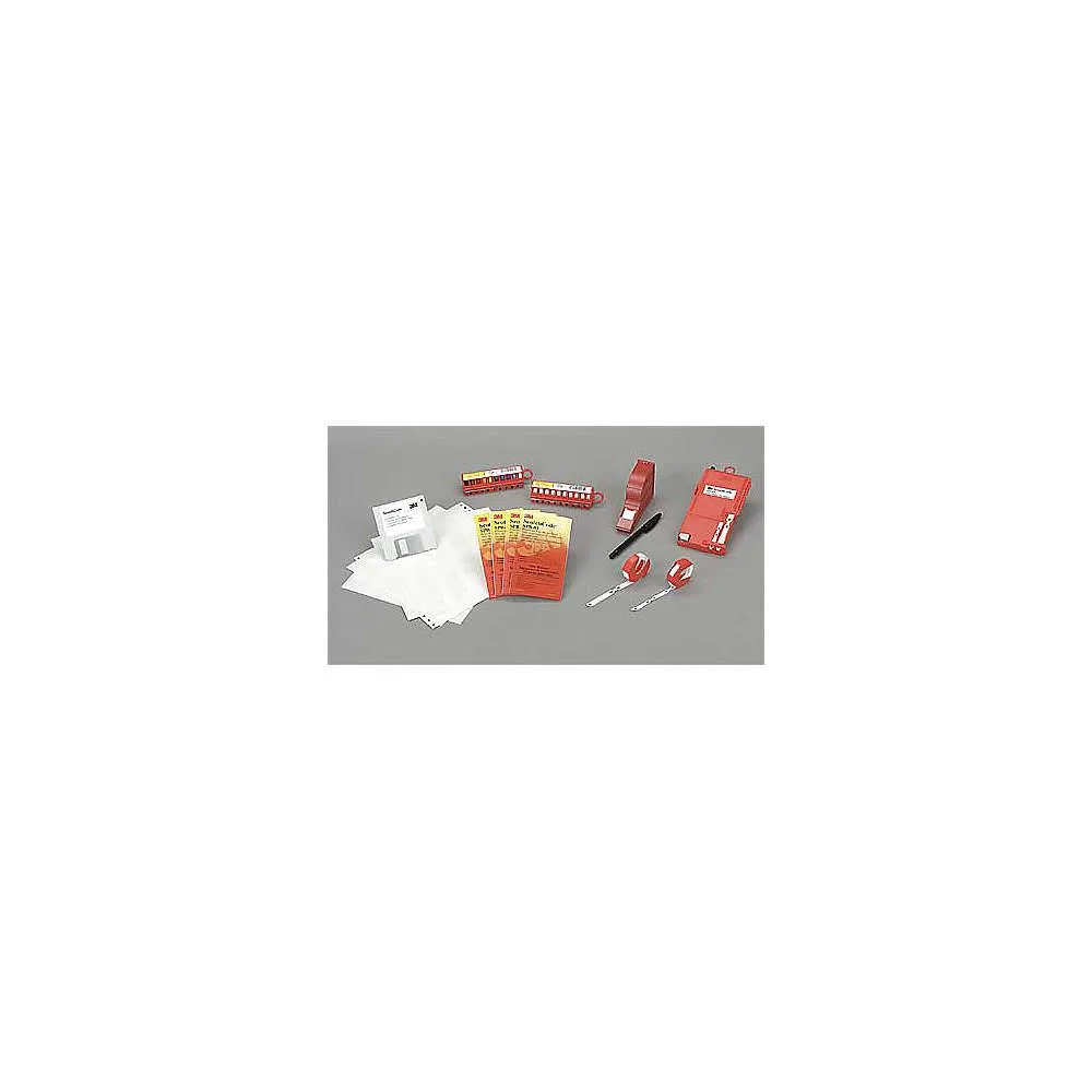White vinyl-coated cloth wire marker book with self-adhesive preprinted labels numbers 46 to 90