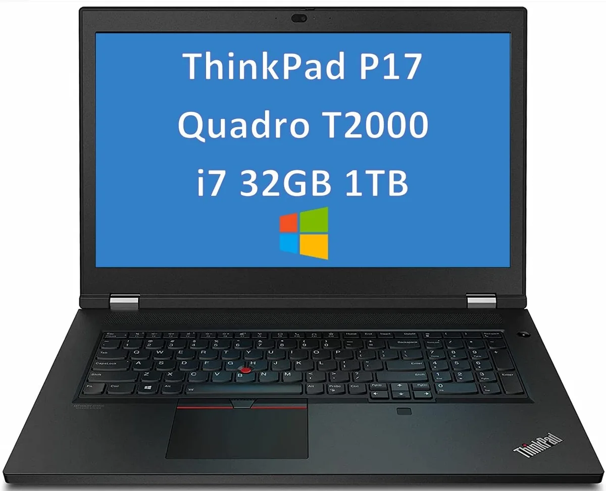 Lenovo Lenovo ThinkPad P17 laptop i7-10750H 32GB 1TB Quadro T2000 17.3 FHD — product photo