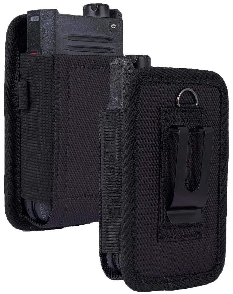 Nakedcellphone Nakedcellphone Canvas Pouch Belt Clip Harness for Siyata SD7 Radio — product photo