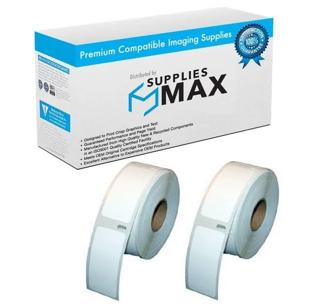 SuppliesMax SuppliesMax Dymo 30336_2PK white labels 2-pack 500 pages — product photo