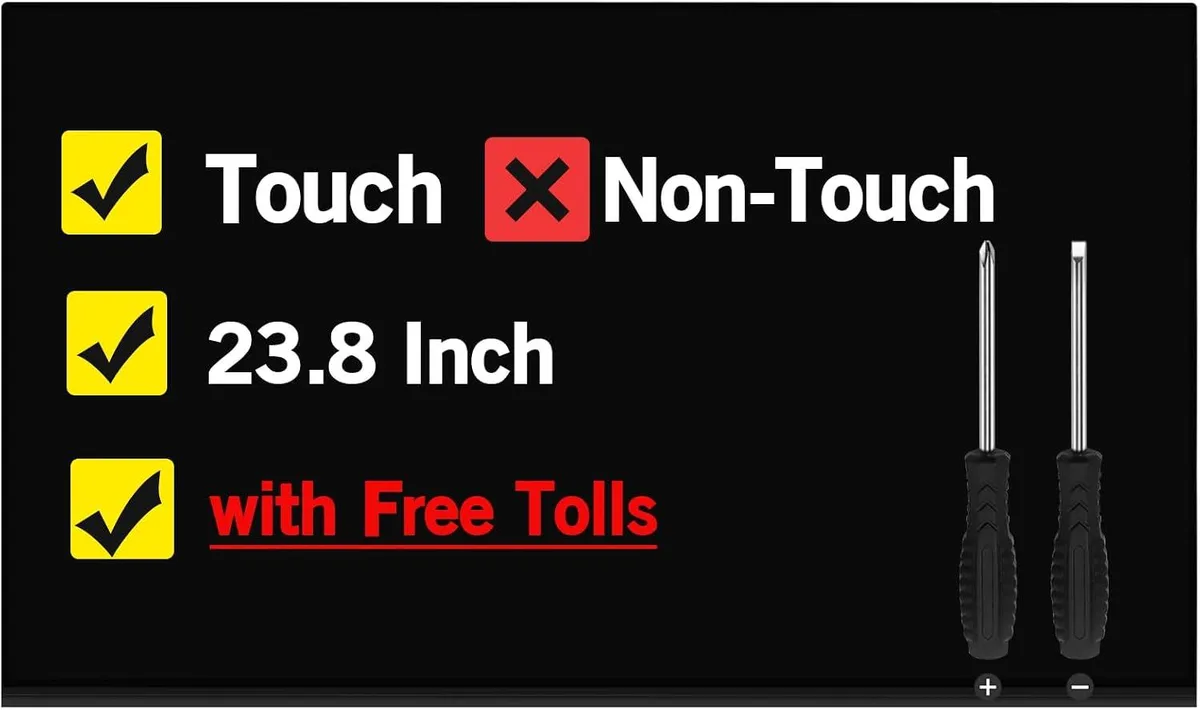 NUOLAISUN NUOLAISUN 23.8 inch Touch LCD Screen M84860-001 for HP 24-CB Series — product photo