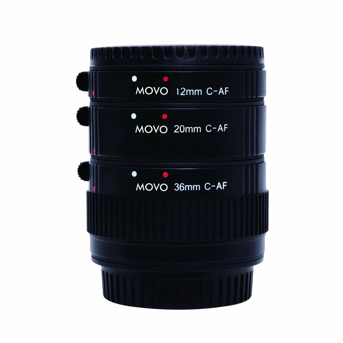 Movo Movo AF Macro Extension Tube Set 10mm 16mm 21mm Economy Mount camera accessory — product photo