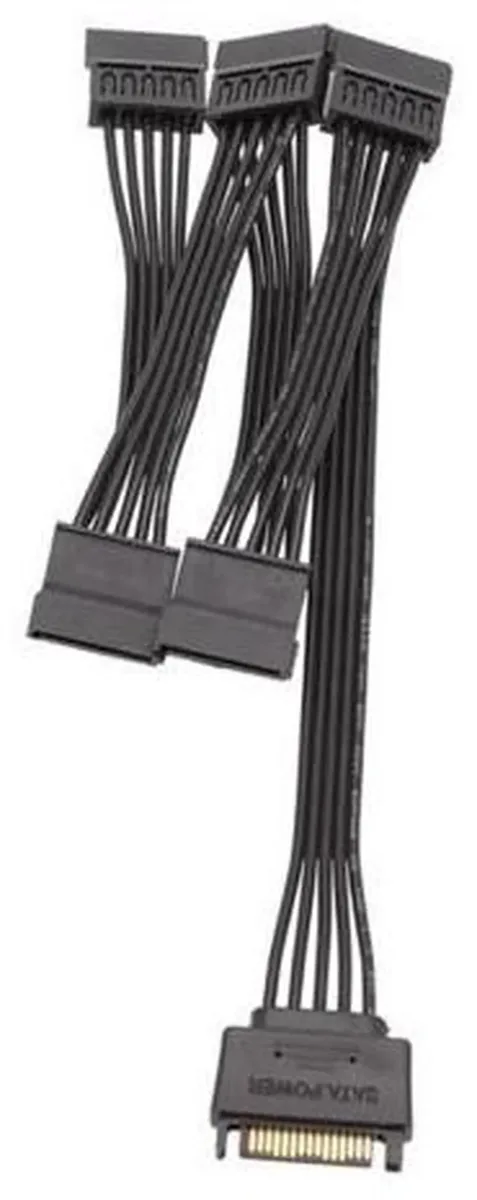 SMUGDESK SMUGDESK SATA 15Pin 1 to 5 Power Splitter Cord 60CM — product photo