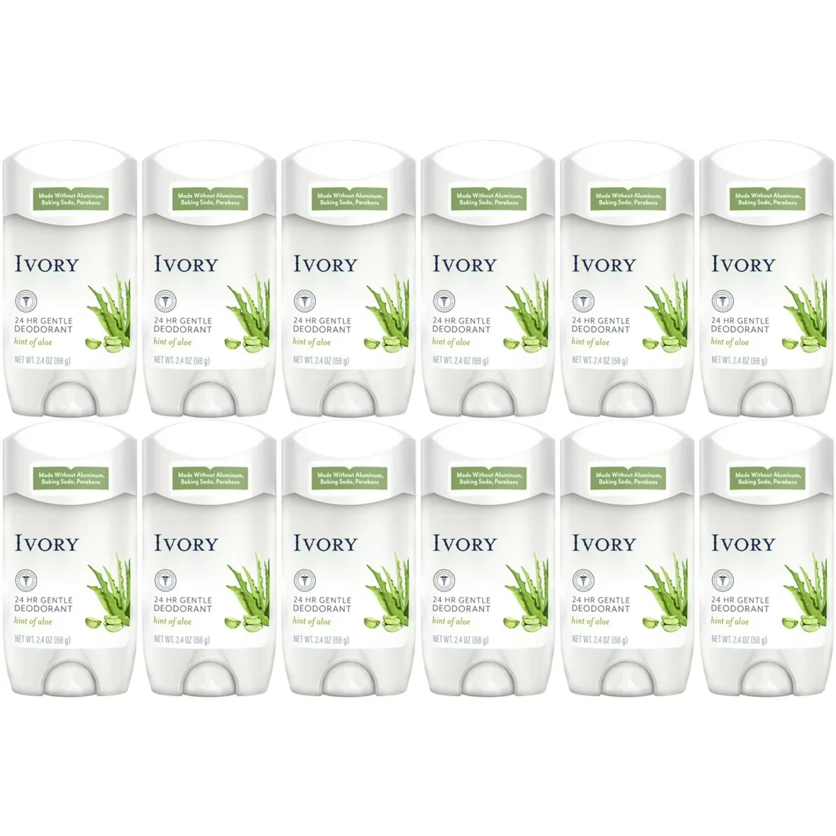 Ivory Ivory IVRY-DS-ALOE-2412 skin care 2.4 oz 12-pack — product photo