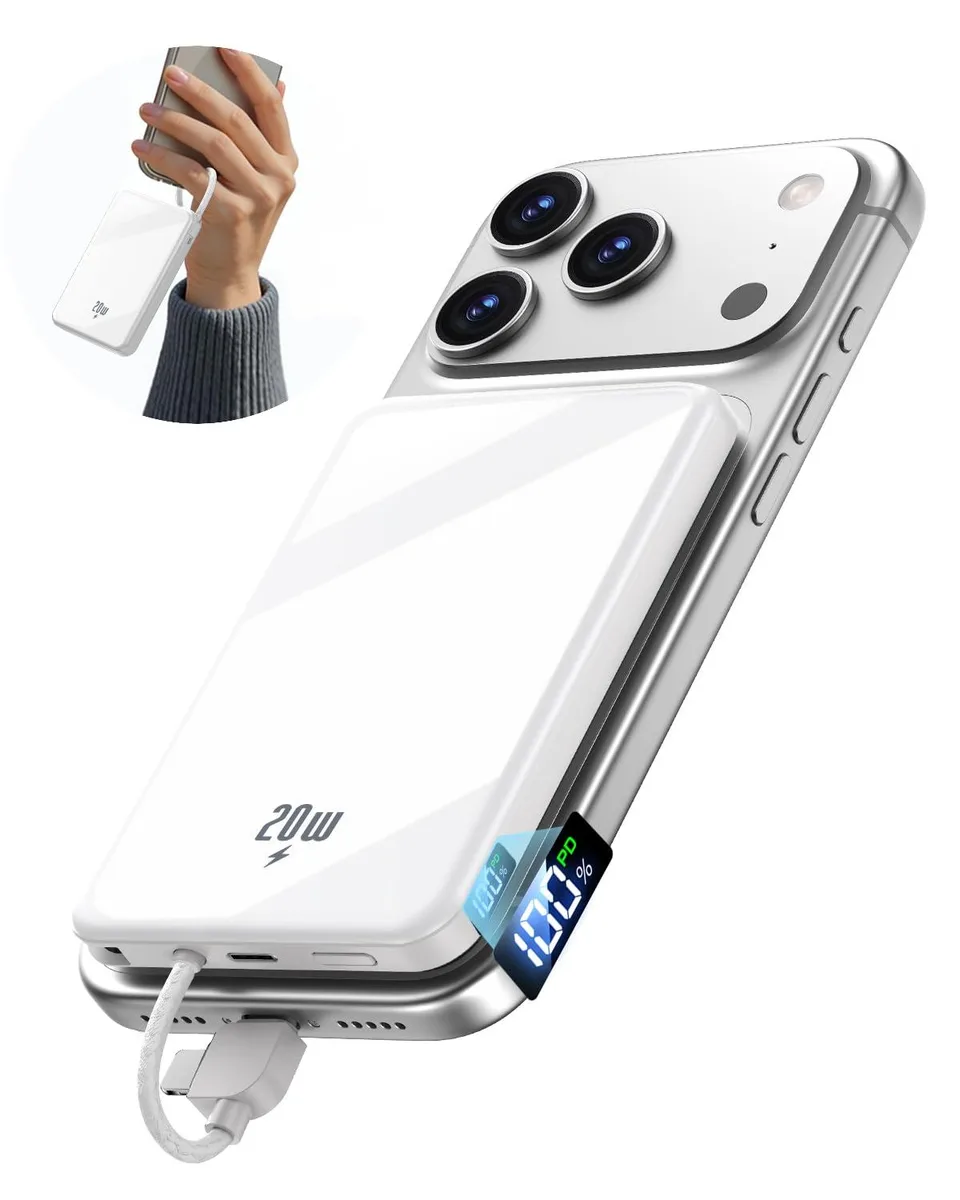  golioklsy N3 10000mAh power bank 20W PD White — product photo
