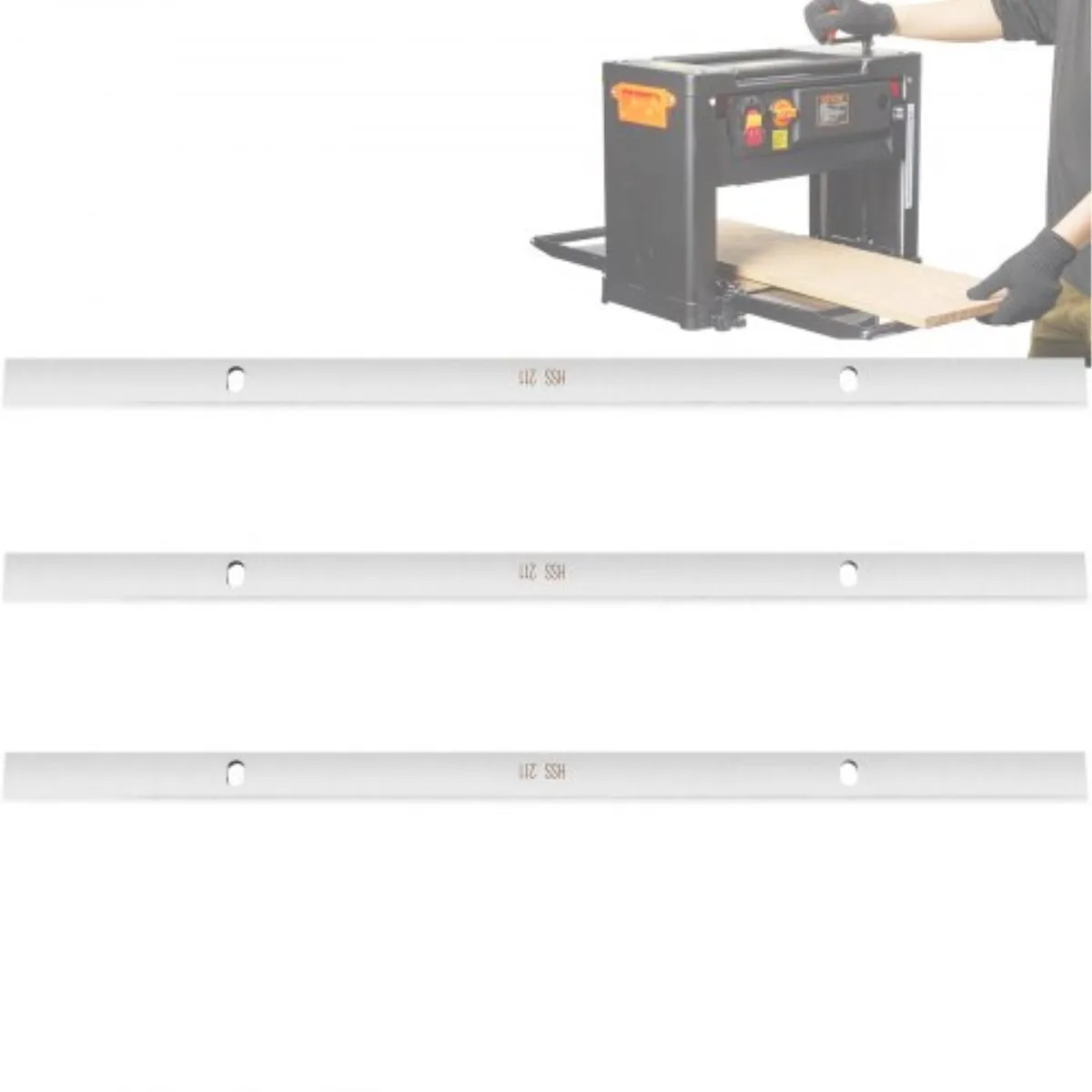 VEVOR VEVOR 13-inch HSS Planer Blades 3-Pack HRC55-60 — product photo