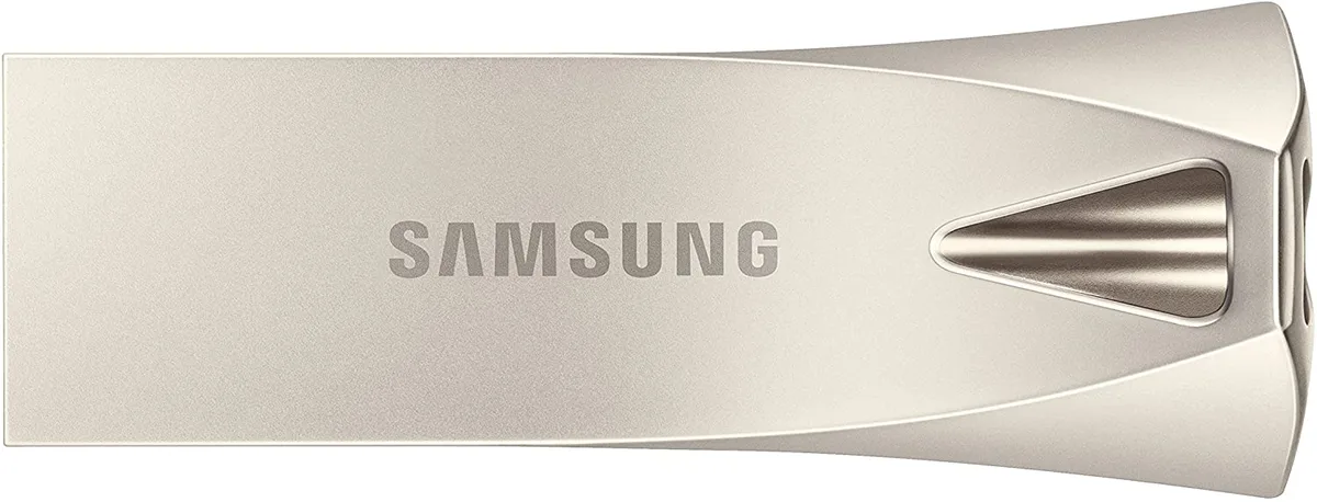 SAMSUNG SAMSUNG BAR Plus USB 3.1 Flash Drive 128GB 400MB/s Silver — product photo