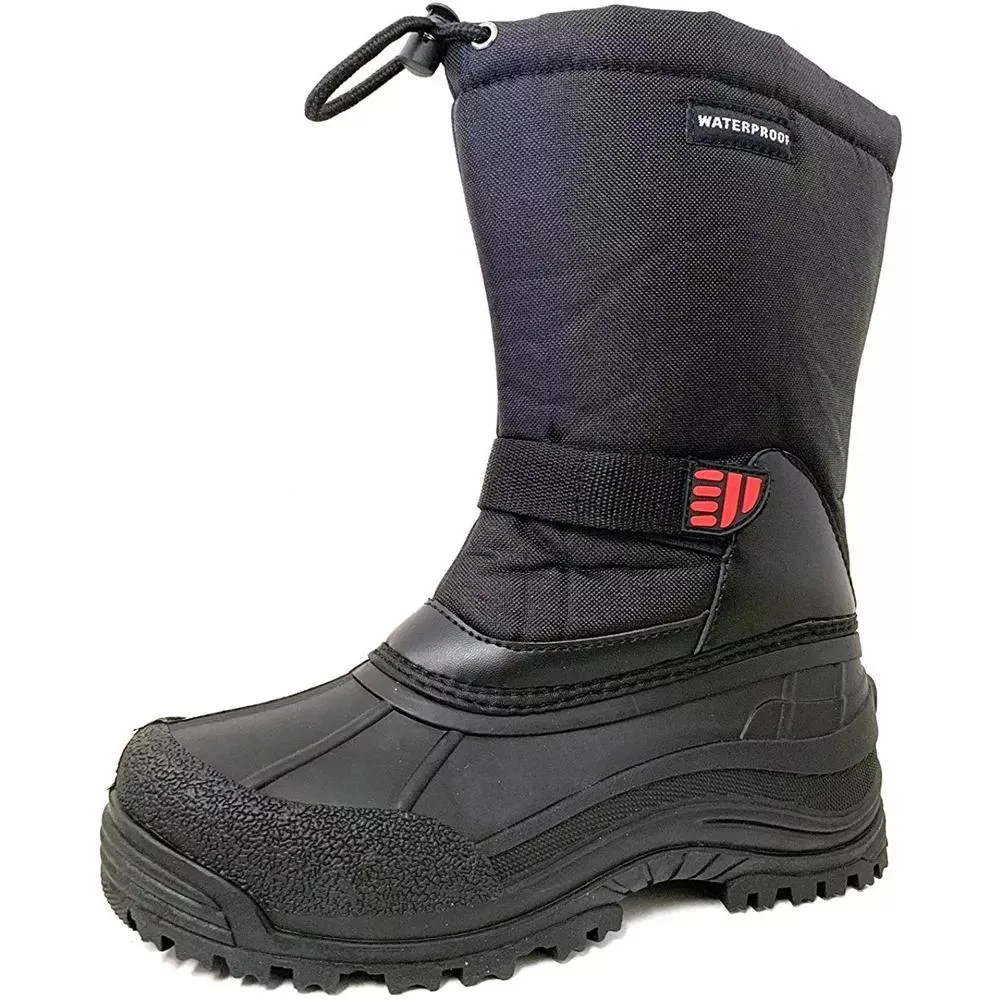 Bangka Bangka Men's Snow Boots Hook-and-loop Black Size 9 — product photo