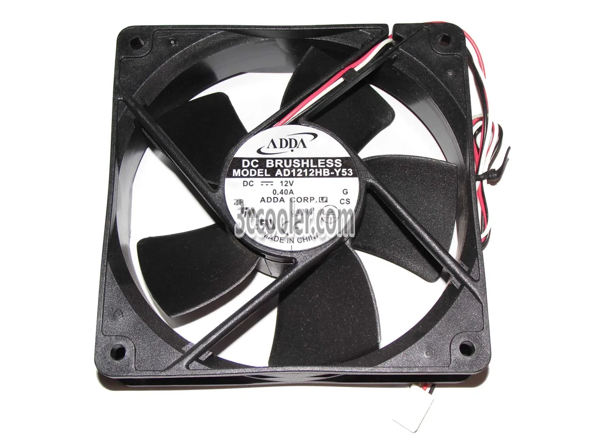 OEM Industries OEM Industries AD1212HB-Y53 120mm Ball Bearing 3 Pin Fan — product photo
