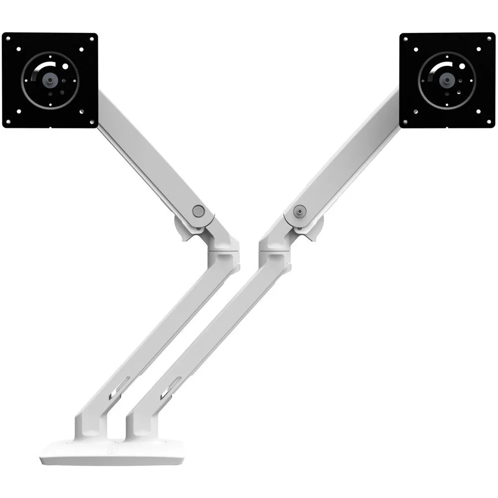 Ergotron Ergotron 45-496-216 dual monitor arm white 20 lbs capacity — product photo