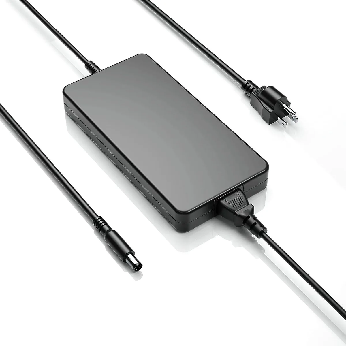 Black rectangular 240W power adapter with 7.4mm barrel connector